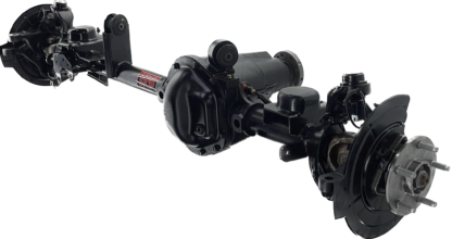 Rear Passenger side of a remanufactured rear axle for 2007-2015 Jeep Wranglers Dana 44 Left hand drive LHD D44